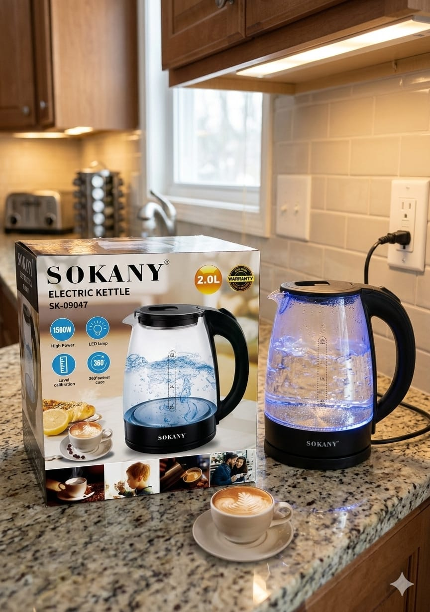 HERVIDOR DE AGUA 2.0L( SK 09047 )(1500W)