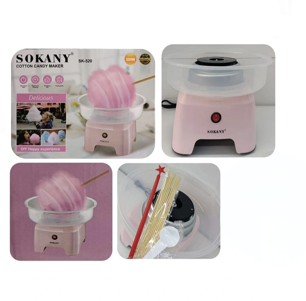 Maquina de algodon de azucar sk 520(500w)