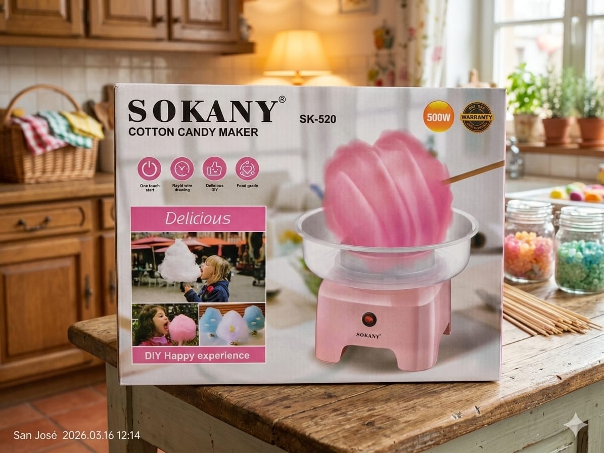 Maquina de algodon de azucar sk 520(500w)