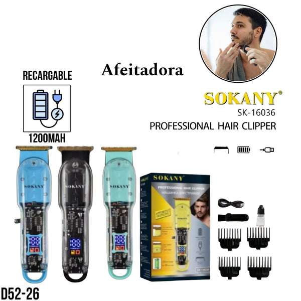 Máquina de Corte de Cabello Profesional Sokany SK-16036 | Sokany Costa Rica