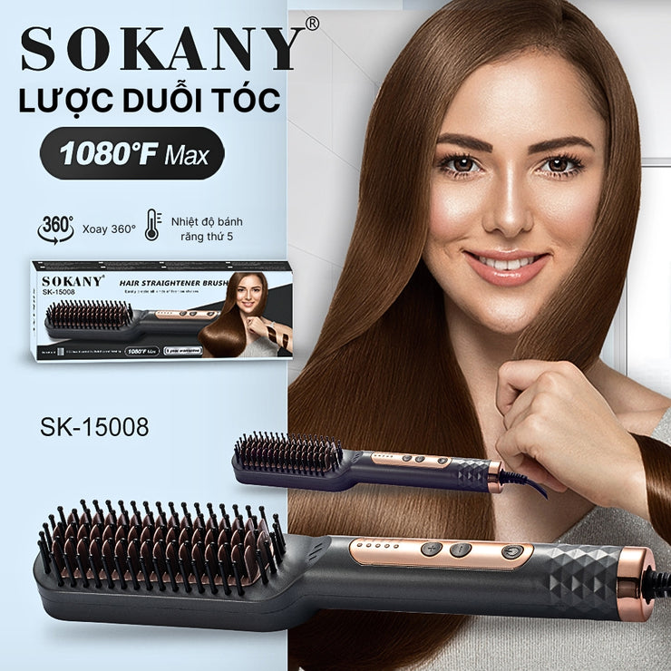 Cepillo Alisador de Cabello Sokany SK-15008 | Sokany Costa Rica